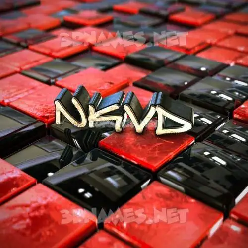 nkvd in Red Checkered style - 3D name wallpaper nkvd in Red Checkered style - 3D name wallpaper