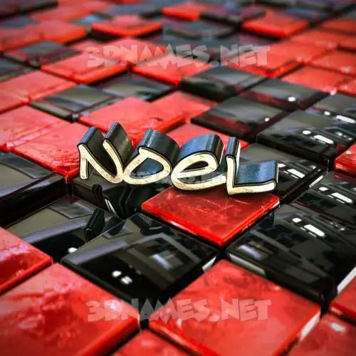 noel in Red Checkered style - 3D name wallpaper noel in Red Checkered style - 3D name wallpaper