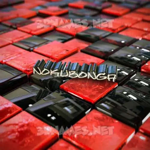 nokubonga in Red Checkered style - 3D name wallpaper nokubonga in Red Checkered style - 3D name wallpaper