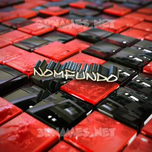 nomfundo in Red Checkered style - 3D name wallpaper nomfundo in Red Checkered style - 3D name wallpaper