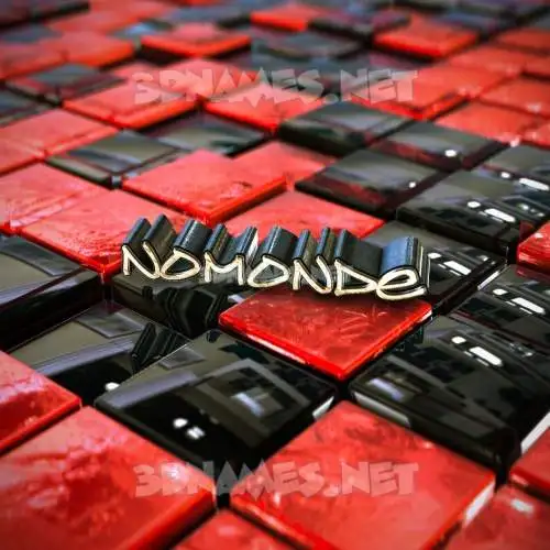 nomonde in Red Checkered style - 3D name wallpaper nomonde in Red Checkered style - 3D name wallpaper