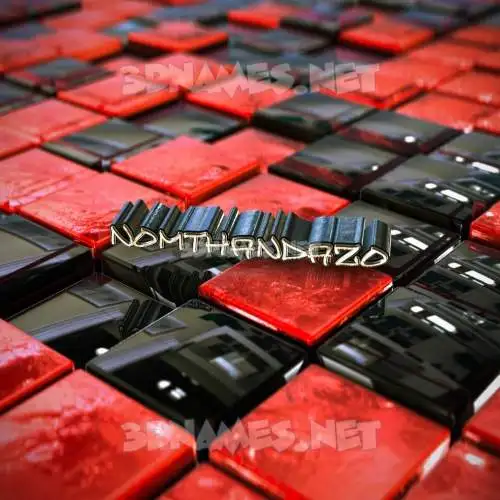 nomthandazo in Red Checkered style - 3D name wallpaper nomthandazo in Red Checkered style - 3D name wallpaper