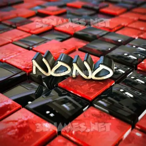 nono in Red Checkered style - 3D name wallpaper nono in Red Checkered style - 3D name wallpaper