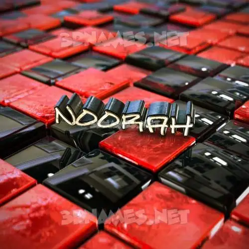 noorah in Red Checkered style - 3D name wallpaper noorah in Red Checkered style - 3D name wallpaper