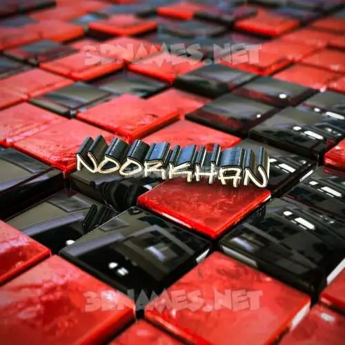 noorkhan in Red Checkered style - 3D name wallpaper noorkhan in Red Checkered style - 3D name wallpaper