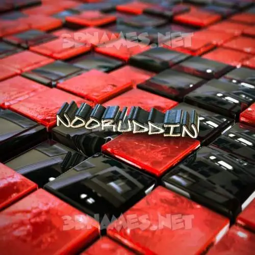 nooruddin in Red Checkered style - 3D name wallpaper nooruddin in Red Checkered style - 3D name wallpaper