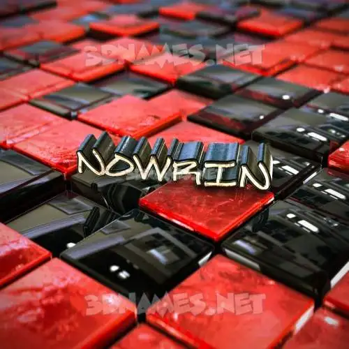 nowrin in Red Checkered style - 3D name wallpaper nowrin in Red Checkered style - 3D name wallpaper