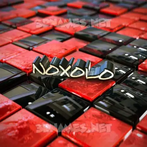 noxolo in Red Checkered style - 3D name wallpaper noxolo in Red Checkered style - 3D name wallpaper