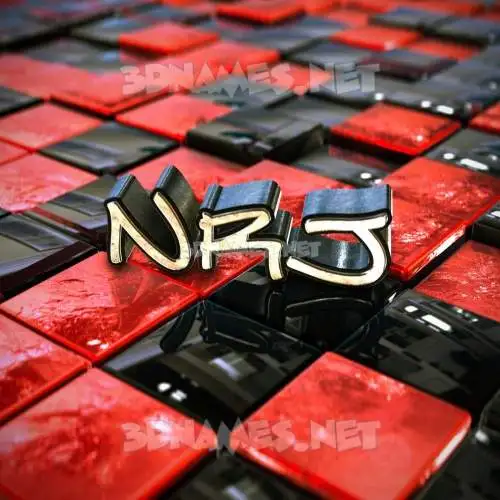 nrj in Red Checkered style - 3D name wallpaper nrj in Red Checkered style - 3D name wallpaper