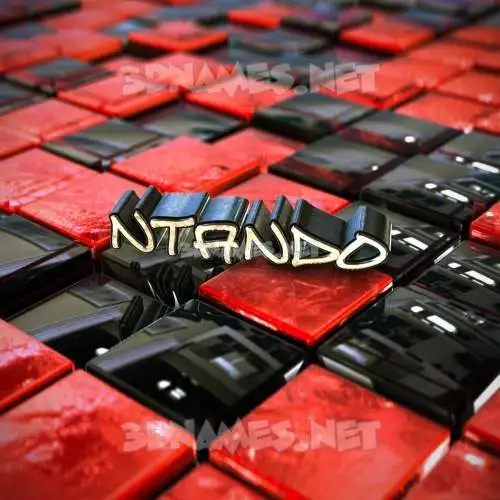 ntando in Red Checkered style - 3D name wallpaper ntando in Red Checkered style - 3D name wallpaper