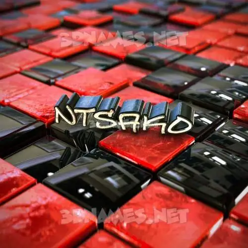ntsako in Red Checkered style - 3D name wallpaper ntsako in Red Checkered style - 3D name wallpaper