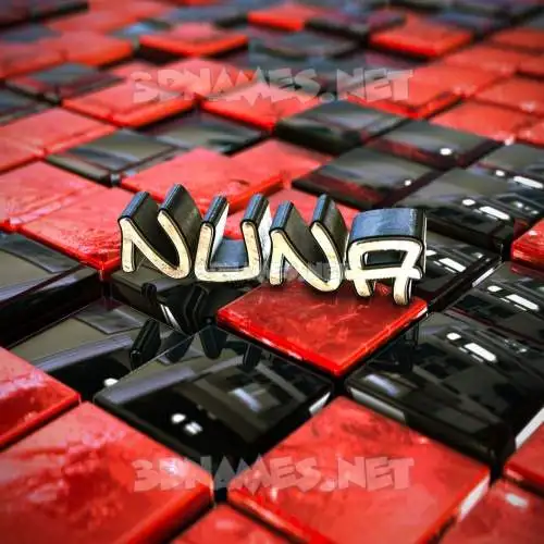 nuna in Red Checkered style - 3D name wallpaper nuna in Red Checkered style - 3D name wallpaper