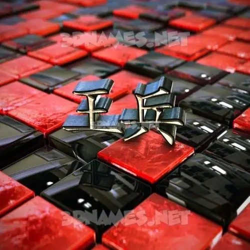 王兵 in Red Checkered style - 3D name wallpaper 王兵 in Red Checkered style - 3D name wallpaper