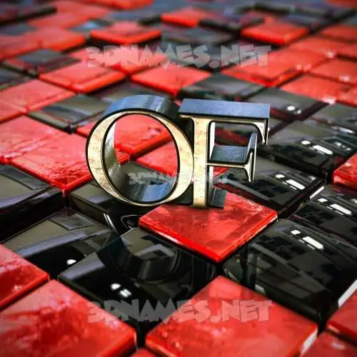 of in Red Checkered style - 3D name wallpaper of in Red Checkered style - 3D name wallpaper