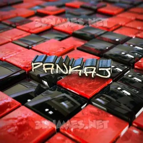 pankaj in Red Checkered style - 3D name wallpaper pankaj in Red Checkered style - 3D name wallpaper