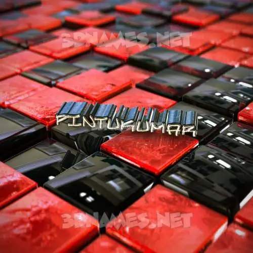 pintukumar in Red Checkered style - 3D name wallpaper pintukumar in Red Checkered style - 3D name wallpaper