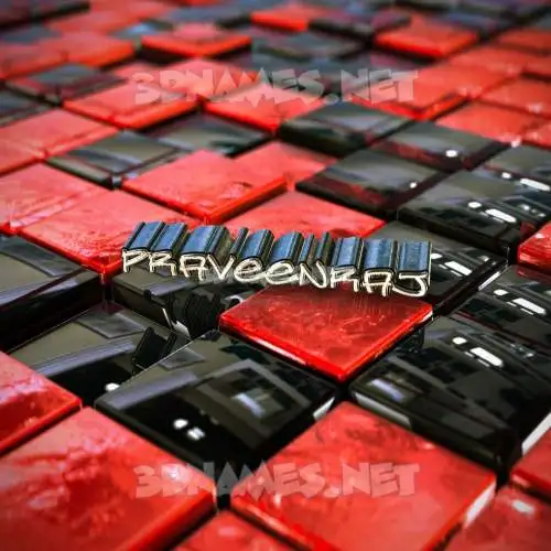 praveenraj in Red Checkered style - 3D name wallpaper praveenraj in Red Checkered style - 3D name wallpaper