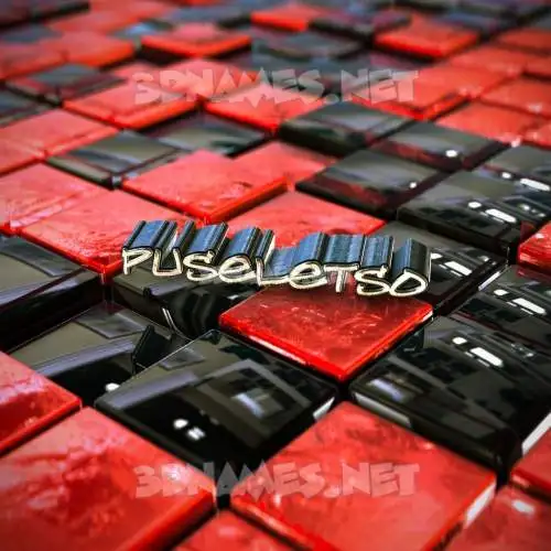 puseletso in Red Checkered style - 3D name wallpaper puseletso in Red Checkered style - 3D name wallpaper