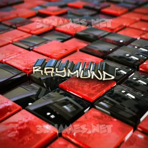 raymund in Red Checkered style - 3D name wallpaper raymund in Red Checkered style - 3D name wallpaper