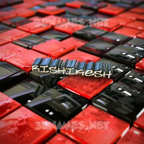 rishikesh in Red Checkered style - 3D name wallpaper rishikesh in Red Checkered style - 3D name wallpaper