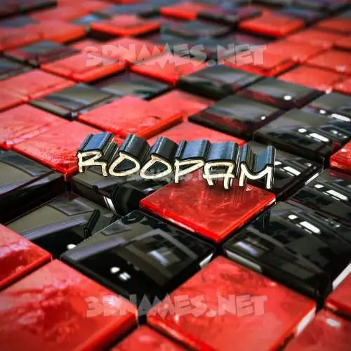 roopam in Red Checkered style - 3D name wallpaper roopam in Red Checkered style - 3D name wallpaper