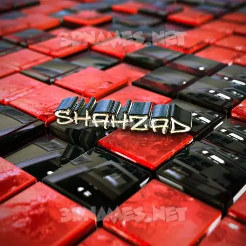 shahzad in Red Checkered style - 3D name wallpaper shahzad in Red Checkered style - 3D name wallpaper