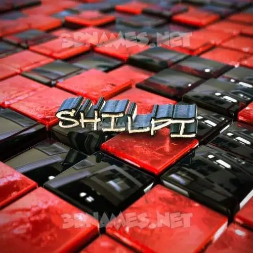 shilpi in Red Checkered style - 3D name wallpaper shilpi in Red Checkered style - 3D name wallpaper