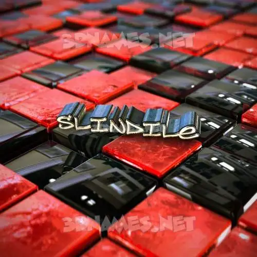 slindile in Red Checkered style - 3D name wallpaper slindile in Red Checkered style - 3D name wallpaper