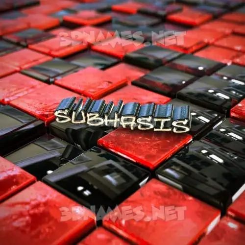 subhasis in Red Checkered style - 3D name wallpaper subhasis in Red Checkered style - 3D name wallpaper
