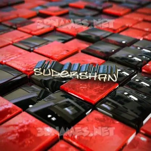 sudershan in Red Checkered style - 3D name wallpaper sudershan in Red Checkered style - 3D name wallpaper