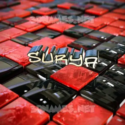 surya in Red Checkered style - 3D name wallpaper surya in Red Checkered style - 3D name wallpaper