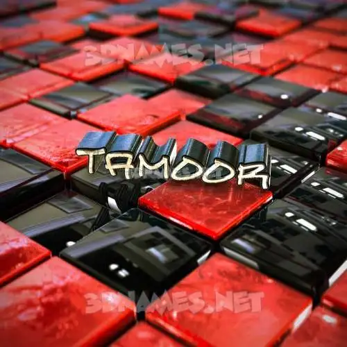 tamoor in Red Checkered style - 3D name wallpaper tamoor in Red Checkered style - 3D name wallpaper