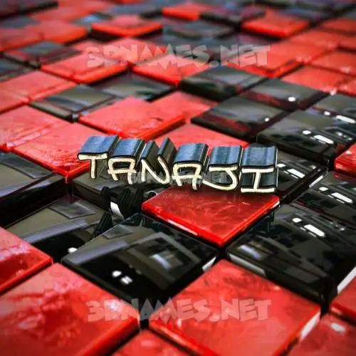 tanaji in Red Checkered style - 3D name wallpaper tanaji in Red Checkered style - 3D name wallpaper