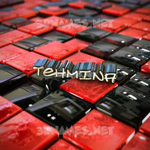 tehmina in Red Checkered style - 3D name wallpaper tehmina in Red Checkered style - 3D name wallpaper