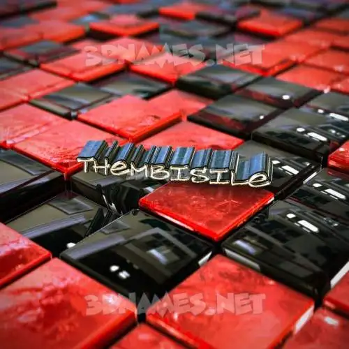 thembisile in Red Checkered style - 3D name wallpaper thembisile in Red Checkered style - 3D name wallpaper