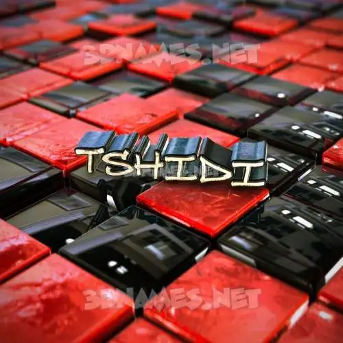 tshidi in Red Checkered style - 3D name wallpaper tshidi in Red Checkered style - 3D name wallpaper