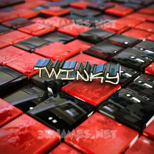 twinky in Red Checkered style - 3D name wallpaper twinky in Red Checkered style - 3D name wallpaper