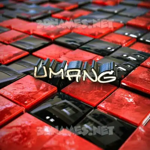 umang in Red Checkered style - 3D name wallpaper umang in Red Checkered style - 3D name wallpaper