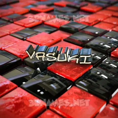 vasuki in Red Checkered style - 3D name wallpaper vasuki in Red Checkered style - 3D name wallpaper
