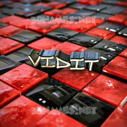 vidit in Red Checkered style - 3D name wallpaper vidit in Red Checkered style - 3D name wallpaper