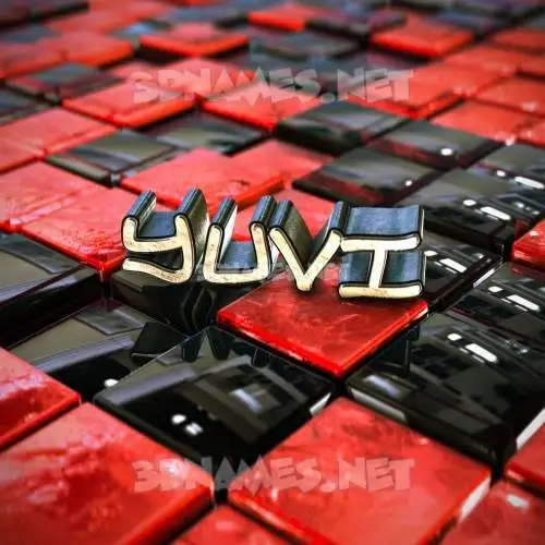 yuvi in Red Checkered style - 3D name wallpaper yuvi in Red Checkered style - 3D name wallpaper