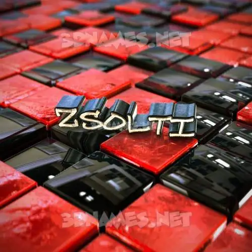zsolti in Red Checkered style - 3D name wallpaper zsolti in Red Checkered style - 3D name wallpaper