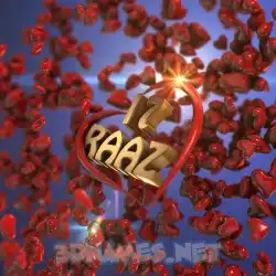 17 raaz in Hearts style - 3D name wallpaper