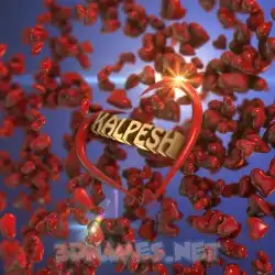 kalpesh in Hearts style - 3D name wallpaper