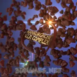 kankurgachi v.i.p. complex in Hearts style - 3D name wallpaper