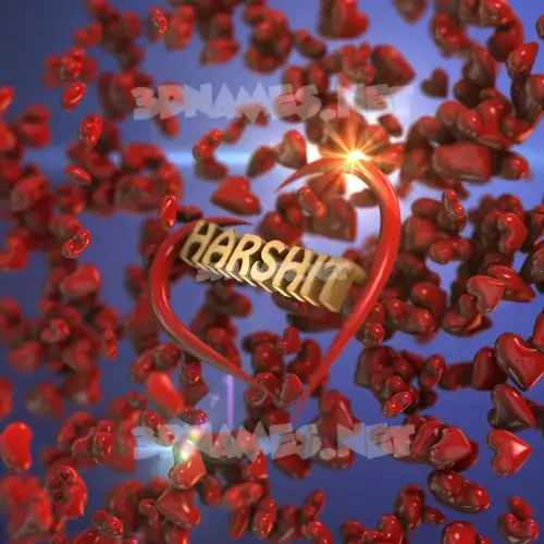 harshit in Hearts style - 3D name wallpaper harshit in Hearts style - 3D name wallpaper