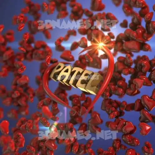 patel in Hearts style - 3D name wallpaper patel in Hearts style - 3D name wallpaper