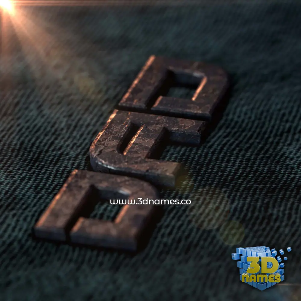 dad in Rusty Metal style - 3D name wallpaper dad in Rusty Metal style - 3D name wallpaper