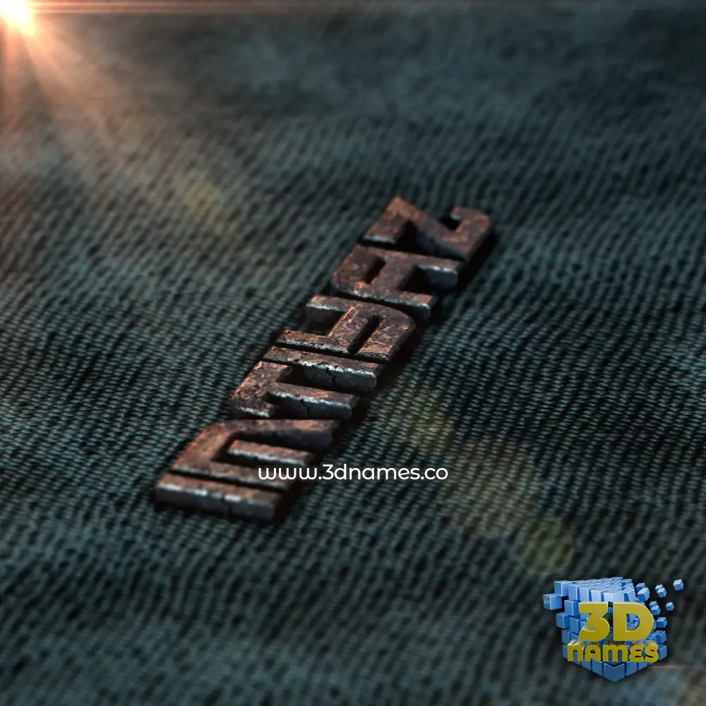 imtiyaz in Rusty Metal style - 3D name wallpaper