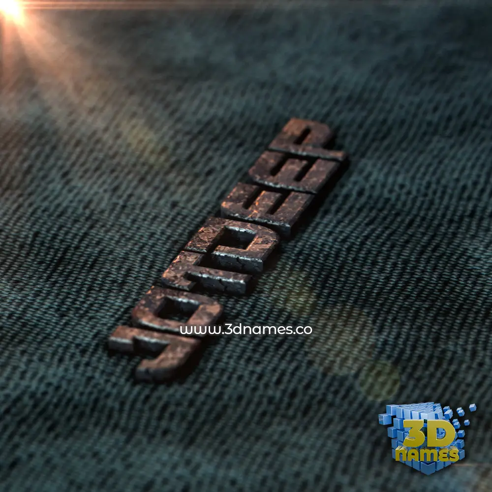 jotdeep in Rusty Metal style - 3D name wallpaper